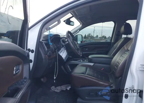 2016 Nissan Titan Xd Platinum Reserve Diesel из США, поврежденный, VIN 1N6BA1F25GN508821